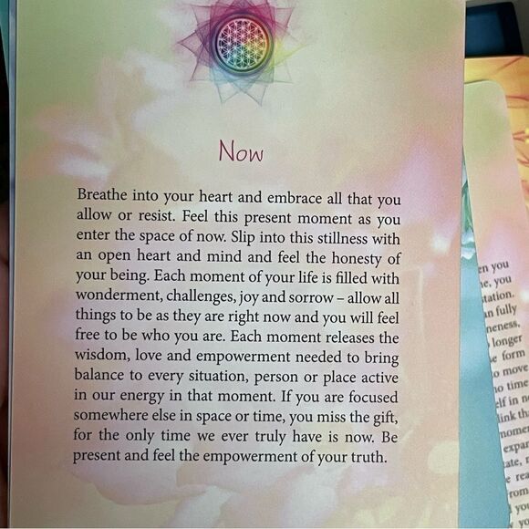 The flower of life wisdom from Astar guidance cards angel tarot - Picture 6 of 10